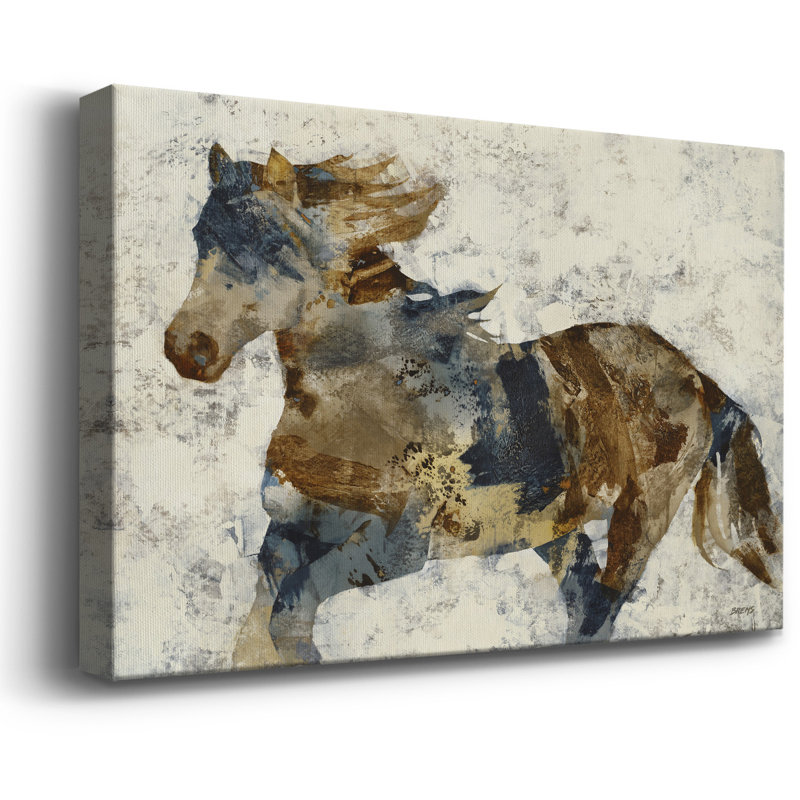 Toile tendue avec châssis Gallop Premium - prête à être accrochée, H 40 po x l 60 po