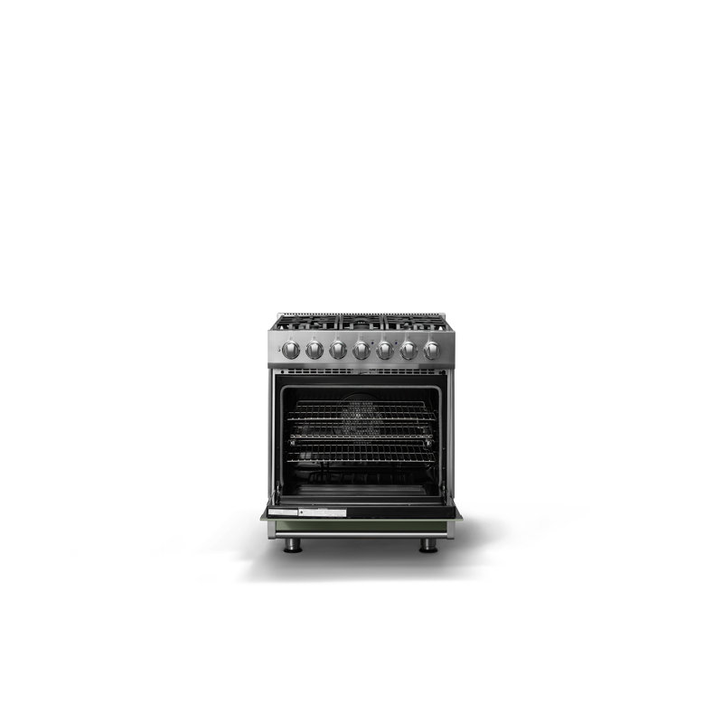 3 Series 30" Self-Cleaning Gas Range, Dual Fuel, Eucalyptus, Liquid Propane