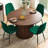 5-Piece Dining Table Set,  Wooden Kitchen Table With Upholstered Velvet Chairs-717032110-717032108