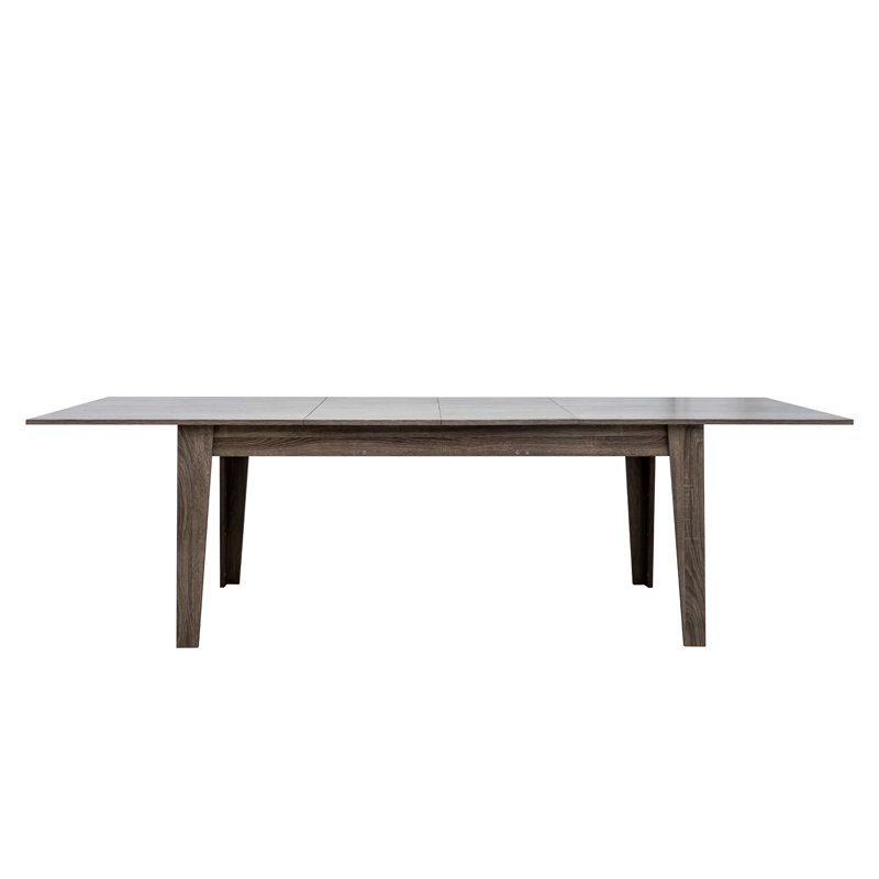 Table de salle à manger, grande table de cuisine extensible de 106,3 po