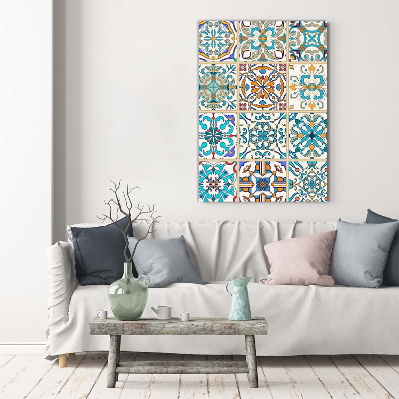 Ceramic Tiles - Wrapped Canvas Print