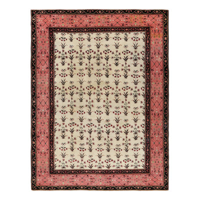 One-of-a-Kind 11’x14’4 1910s Wool Area Rug