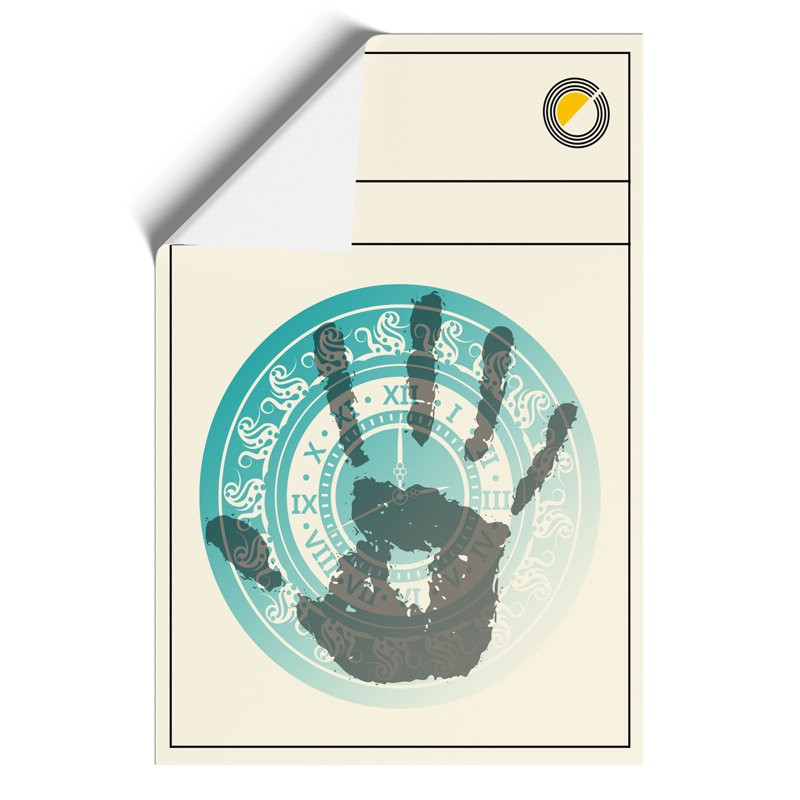 Book Cover the Time Machine H. G. Wells - Frameless Print, 42cm H x 30cm W x 0.1cm D