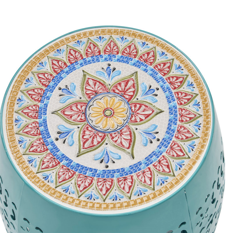 Ruby12" Side Table , Teal