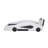Race Car-Shaped Platform Bed With Wheels-470261159