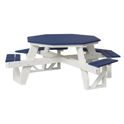  Table de pique-nique régulière à plateau octogonal Ada