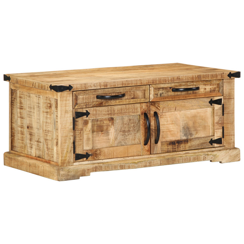 Solid Wood Coffee Table with Storage