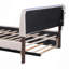 Lit plateforme tapissier Teddy