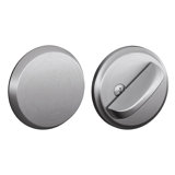 One-Sided Deadbolt Thumbturn with Exterior Plate