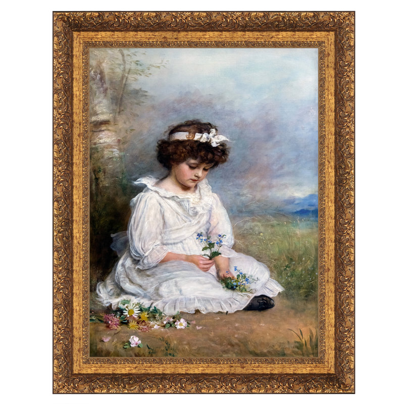 «Little Speedwell's Darling Blue» par John Everett Millais sur toile, H 46 po x l 36 po