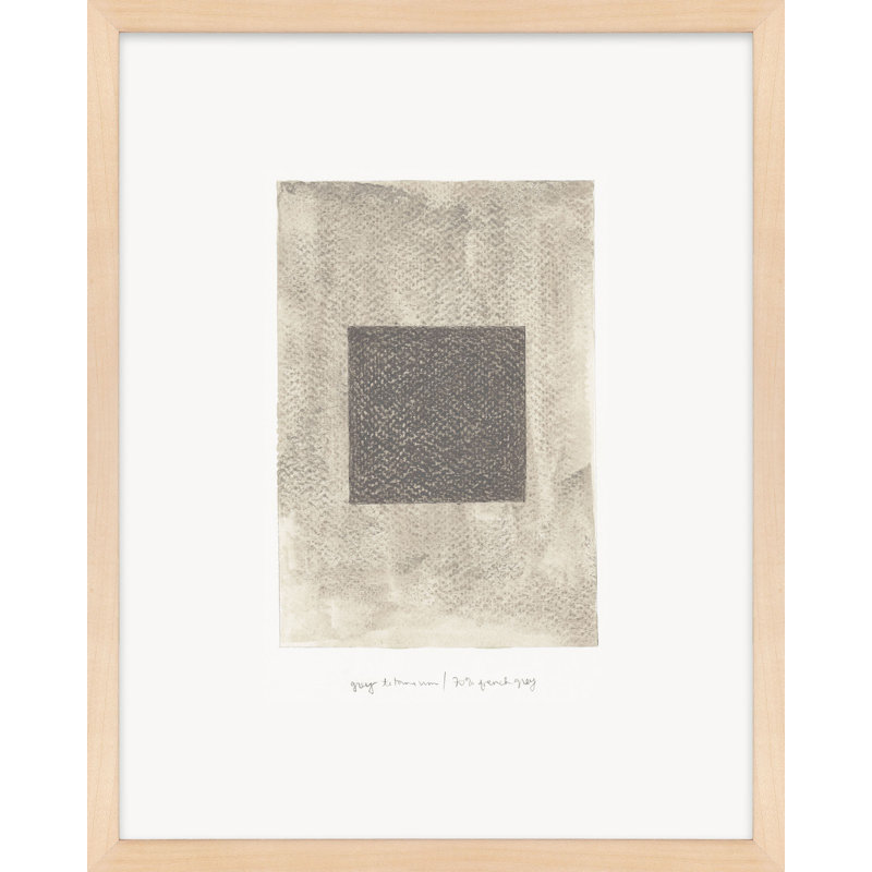 Lamaria Sans titre (Tonal Shift) no. 2 par Beth James - Art mural encadré, Cadre érable, L 30 po x H 38 po