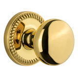 Grandeur Newport Rosette Double Dummy with Fifth Avenue Door Knob