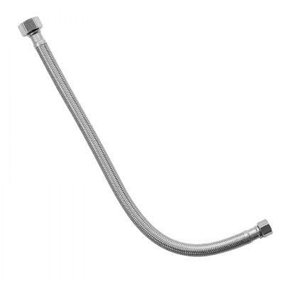 Connecteur de ligne d'alimentation de robinet en acier inoxydable tressé de 24 po de longueur