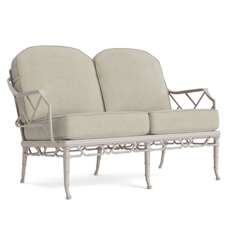 Calcutta Outdoor 2 - Seat Loveseat, Fusion Charcoal, Dove