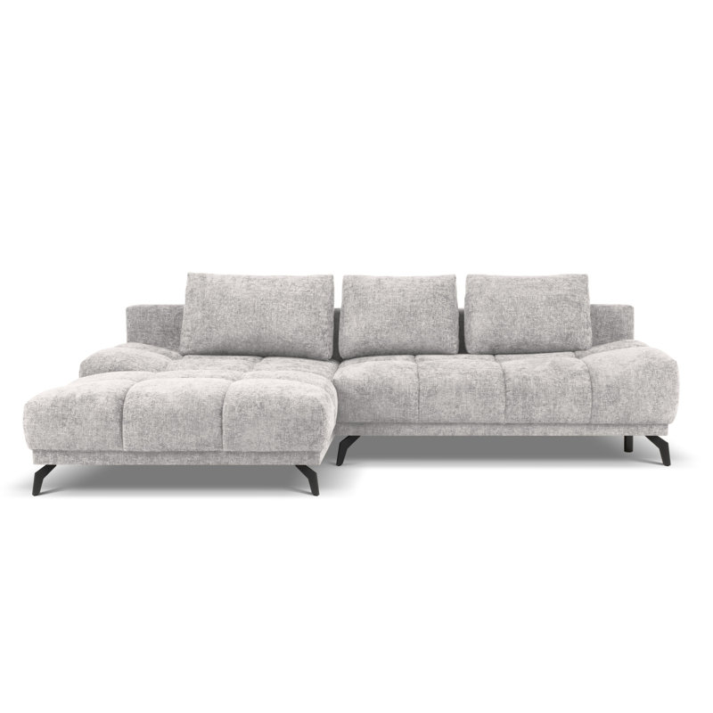 Cuthrell 5 Seater Sofa Bed, Left Hand Facing, Silver Melange