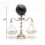 Libra Globe-Scale Tray | Rustic Vintage Balance Centerpiece for Tabletop | 9"x4.5"x13"