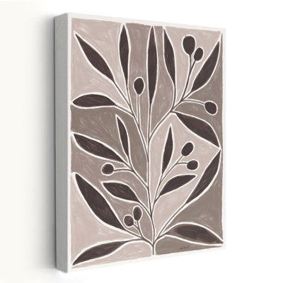 Feuille moderne gris neutre noir moderne