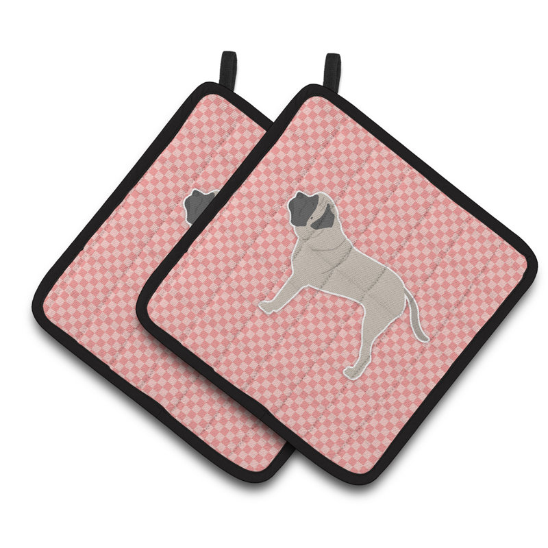 Cuisinier poignée de l’allée en damier english Nicolette, Rose
