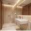 Lavabo de salle de bain mural à surface flottante avec drain dissimulé 24 po Juniper - Blanc-67247469