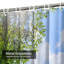 Magnifique rideau de douche avec 12 crochets-735413200