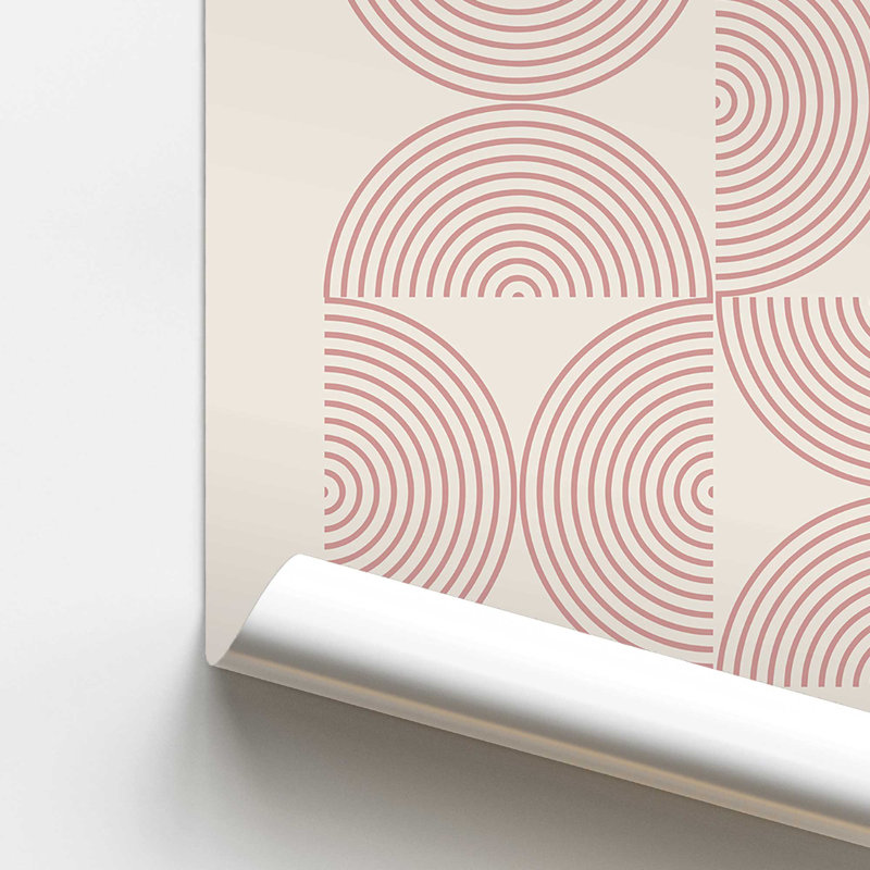 «Pink Bauhaus Flow I», reproduction dans un cadre, H 36 po x l 24 po, Impression sans cadre, Ne s’applique pas