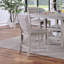 Ensemble 5 pièces de table carrée avec tablettes et chaises à coussins de style moderne