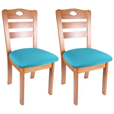 Niama Elastic Jacquard Protective Cover Protective Cover Suitable for Dining Room Kitchen (Set of 2)