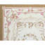 Hand-Knotted High-Quality Ivory and Peach Area Rug