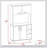 Ralston 7-Shelf 4-Door 2-Piece Kitchen Set, Antibacterial Surface and Spacious Storage for Modern Kitchens-183458731