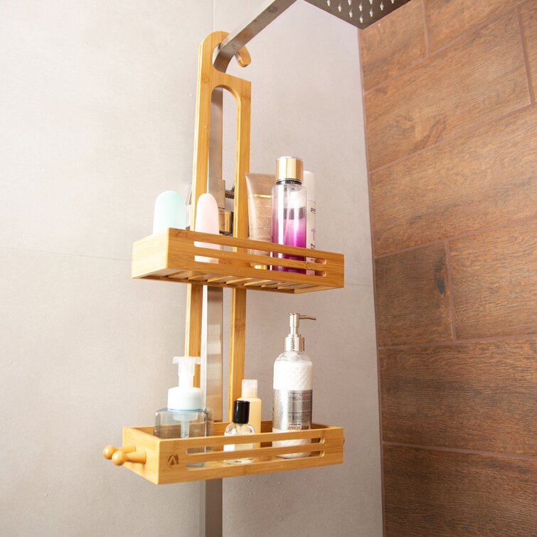 GOBAM Bamboo Shower Corner Caddy, … curated on LTK