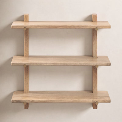 Francis Solid Wood Wall Mounted Shelves