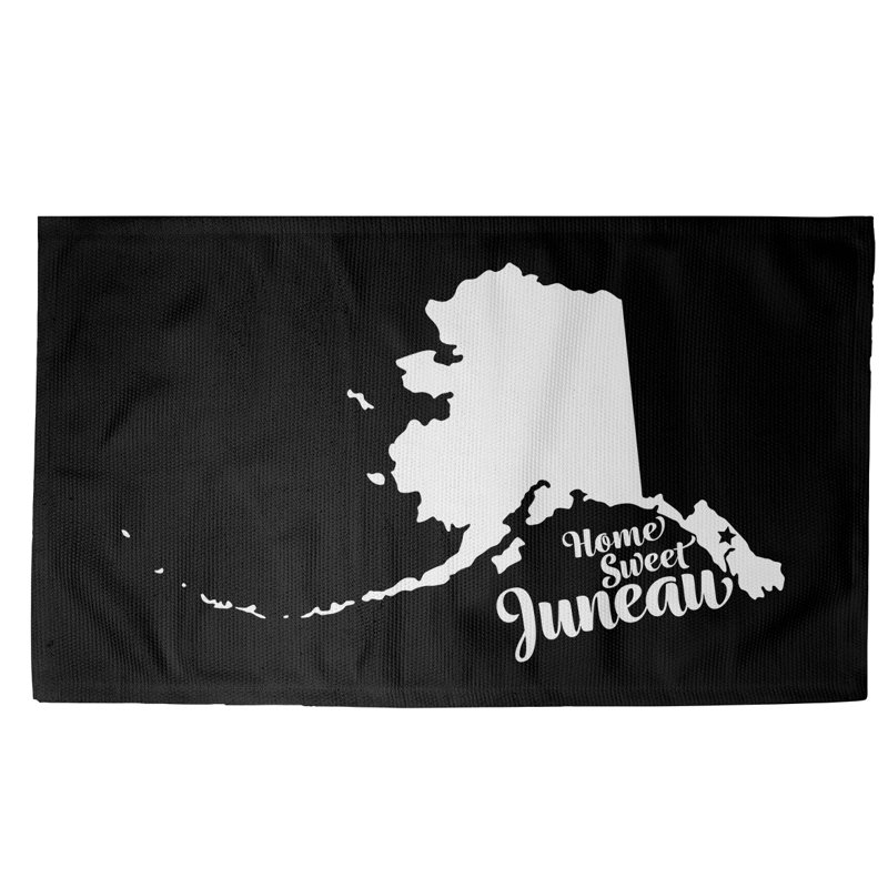 Tapis de zone noire juneau alaska, Rectangle 2 pi x 3 pi, Oui