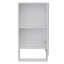Armoire à pharmacie Modesto, une tablette ouverte, armoire à miroir avec deux tablettes intérieures-1276990464
