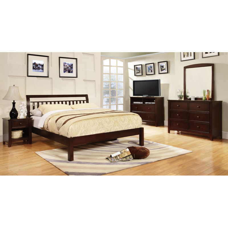 Lit-bateau Issaiah, Espresso, Grand