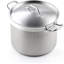 Marmite en acier inoxydable standard de 20 pintes avec couvercle Cooks, grande marmite pour la cuisson des pâtes, soupe, marmite avec chauffage uniforme, va au four, va au lave-vaisselle, batterie de cuisine pour la mise en conserve, ébullition-50251534