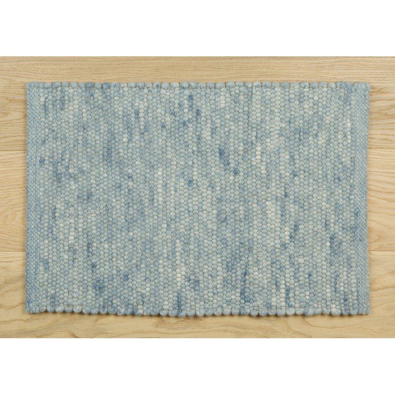 Solid Colour Wool Area Rug, 140 cm W x 200 cm D