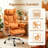 Ergonomic High Back Leather Executive Office Chair With Footrest & Lumbar Pillow-1243848150