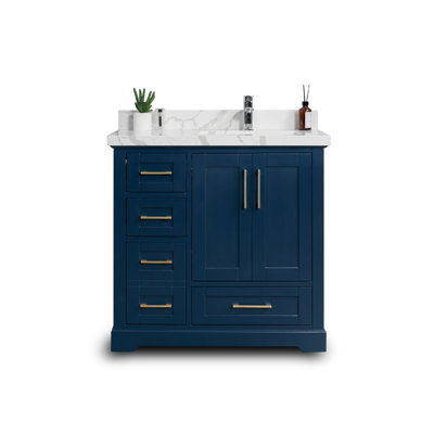 Meuble-lavabo simple l 35 po x P 22 po x H 36 po Eser