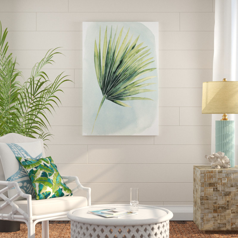 Paradise Palm Leaves II by Grace Popp - Painting Print, 122cm H x 81cm W, Wrapped Canvas