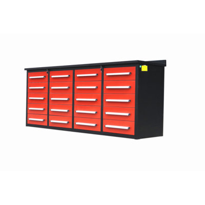 ' Storage Cabinets With Workbench  Drawers &  Cabinets