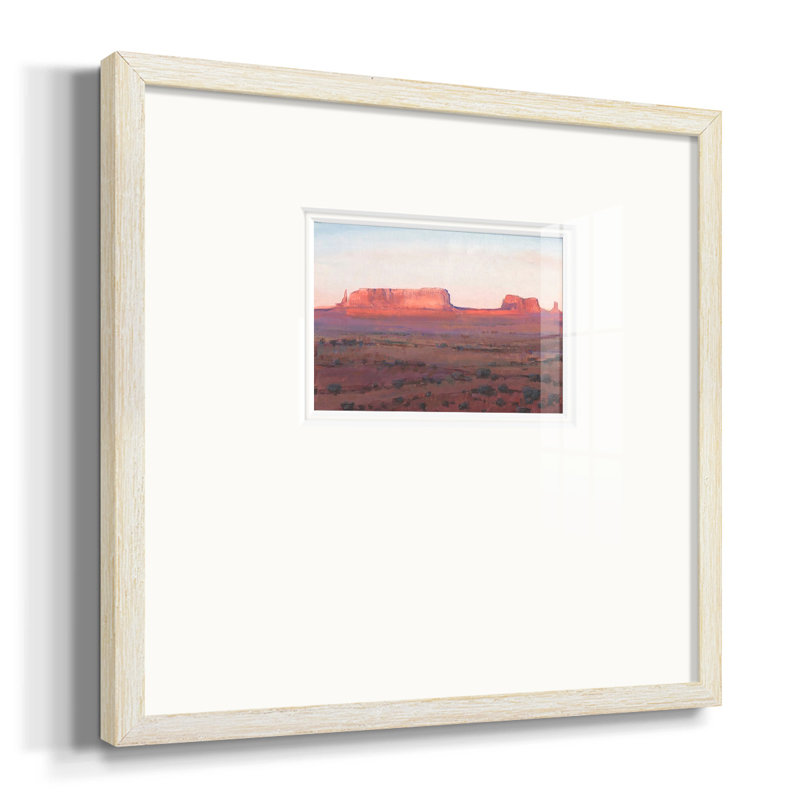 " Red Rocks At Dusk I ", 17" H x 17" W x 1.25" D