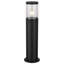 Aylish Black Metal Bollard Light