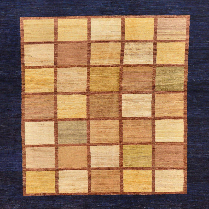 Abstract Indoor Rug, Square 3'