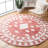 Hand Tufted Wool/Cotton Southwestern Rug in Rust-1463164848