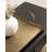 Murchison Rectangle Hammered Metal Serving Tray for Use as Ottoman Tray Accent