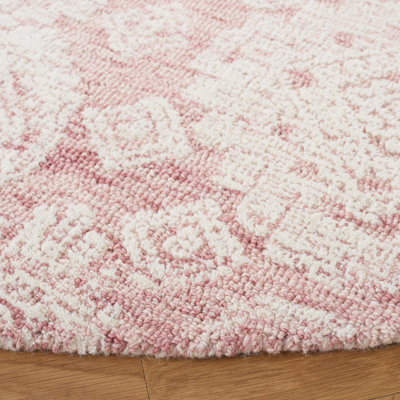 Tapis géométrique en laine et coton touffeté à la main Metro, Tapis de couloir 2 pi 3 po x 8 pi