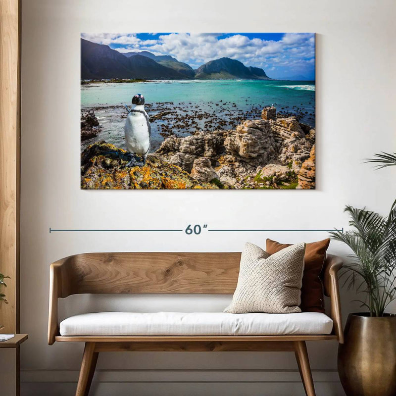 Atlantic Penguin, 32" H x 48" W