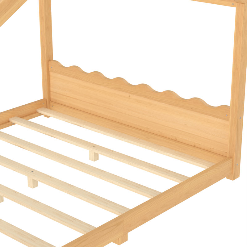 Lit sur pied Judd Montessori Design House, Queen, Natural