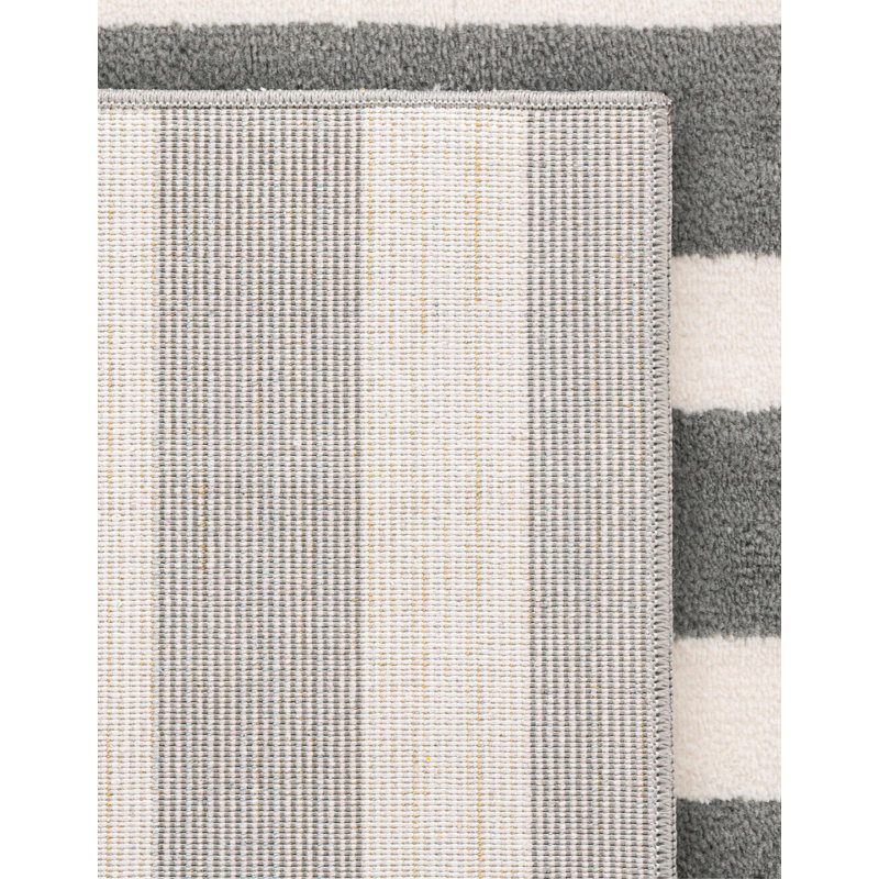 Unique Loom Lines Whimsy Kids Rug, Rectangle 5'1" x 7'1"