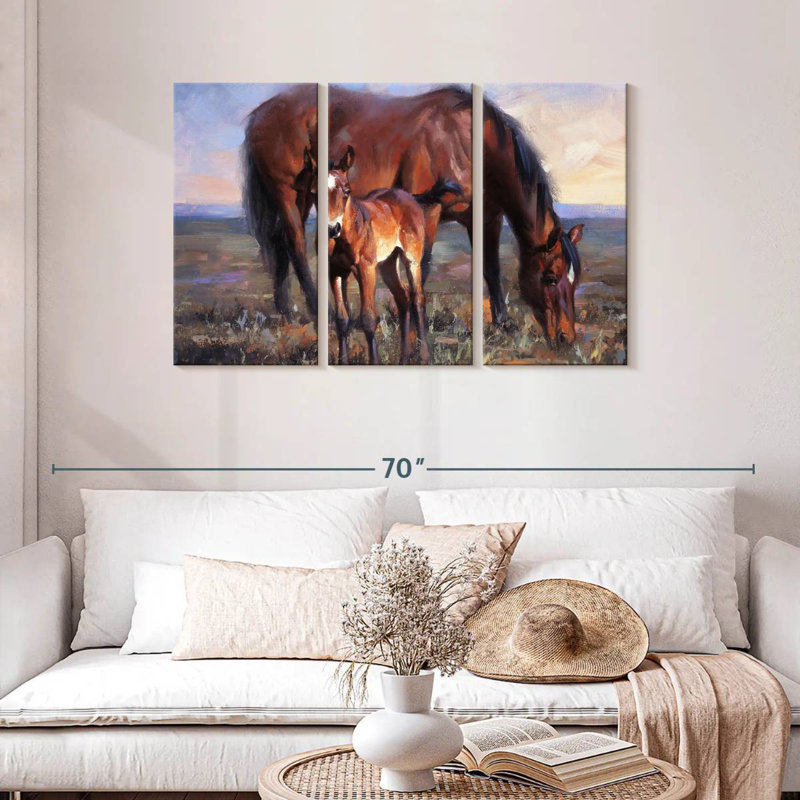 Brampt The Bay Filly, 28" H x 45" W